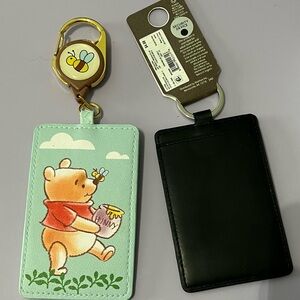 Winnie the Pooh badge Holder and Bee Keychain. No bundling over 5LBS